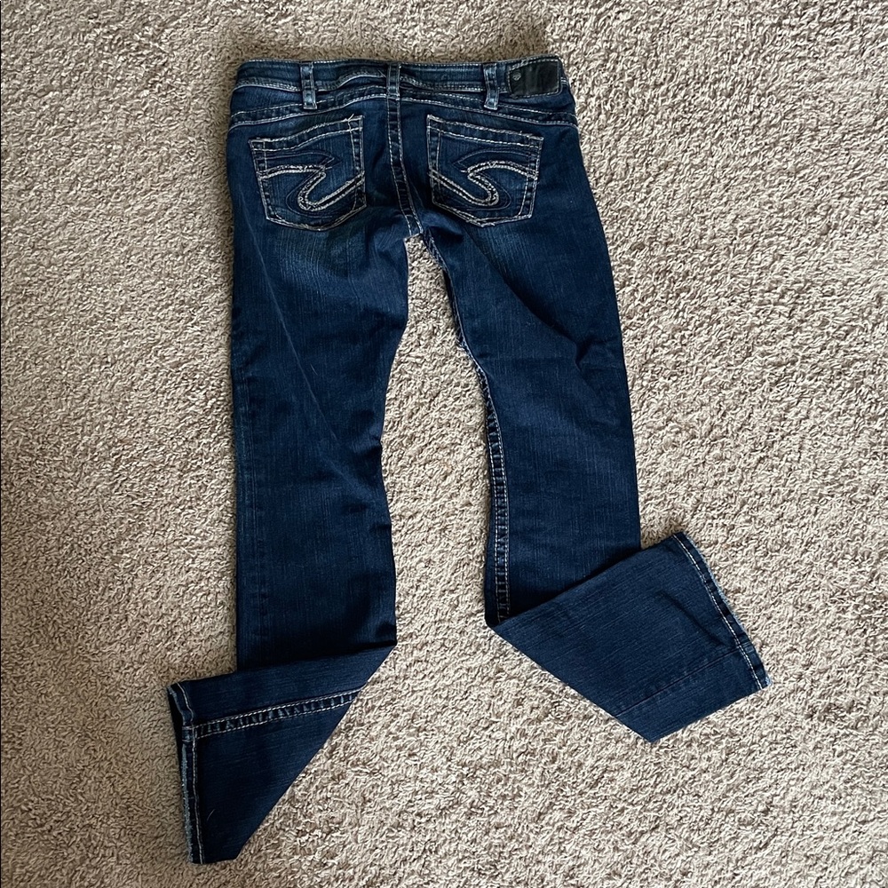 Silver Jeans Dark Blue Boot Cut Women's Jeans